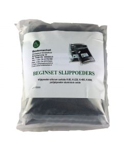 Slijppoeder en polijstpoeder Beginset