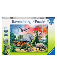 Tussen de Dinosauriërs (100 XXL Stukjes)