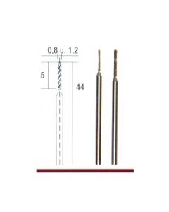 Diamant-spiraalboren Ø 0,8 & 1,2 mm.