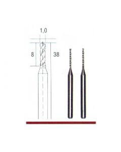 Hardmetaal microboren Ø 1,0 mm.