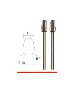 Freesstift staal kegelvorm Ø 4,0-6,0 mm.