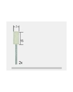 Proxxon Micromot Viltpolijststift cilindervorm Ø 7 x 15 mm.