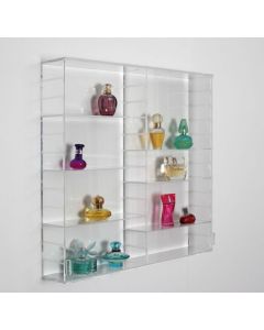 Vitrine Acrylglas 60 x 60 x 11 cm.
