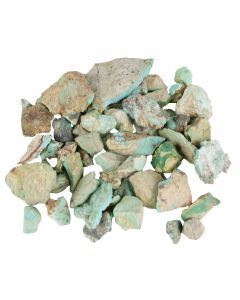 Turkoois ruw, 100 gr.