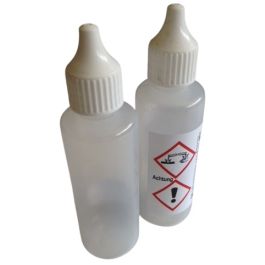 SHUATI 50 Stück Kunststoff-Tropfflaschen, 30 ml Dosierflaschen, 28 ml