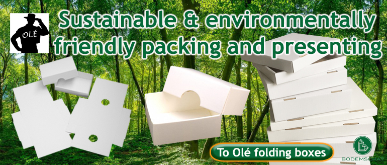 sustainable and environmentally friendly olé folding boxes